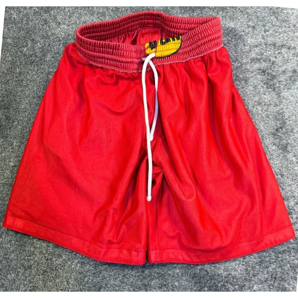 Mitchell & Ness Houston Rockets Shorts‎ Mens Medium Red Hardwood Classics Rare